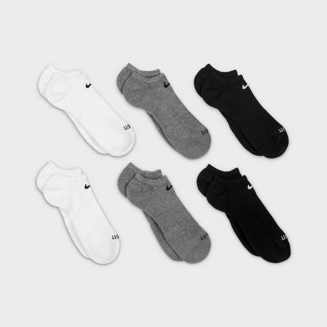 商品NIKE|Nike Everyday Plus Cushioned No-Show Training Socks (6-Pack),价格¥151,第3张图片详细描述