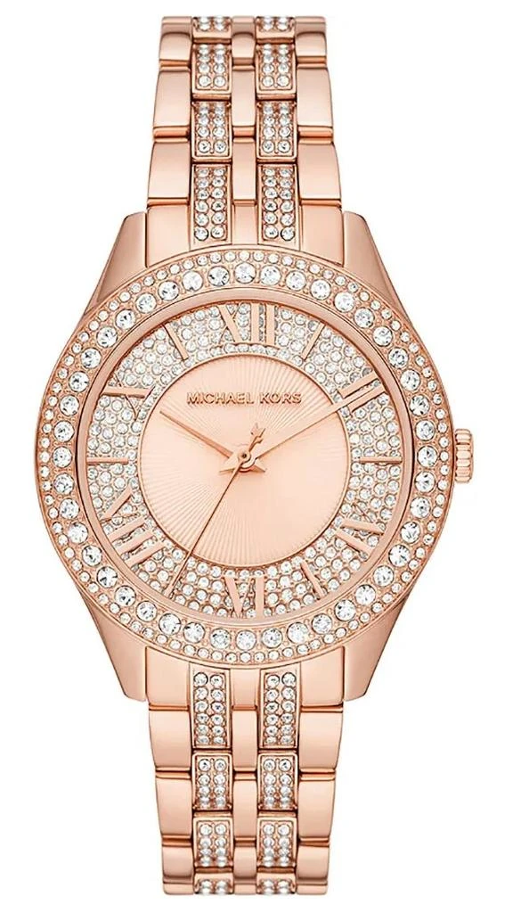 商品Michael Kors|Harlowe Pave Quartz Crystal Ladies Watch MK4710,价格¥1267,第1张图片