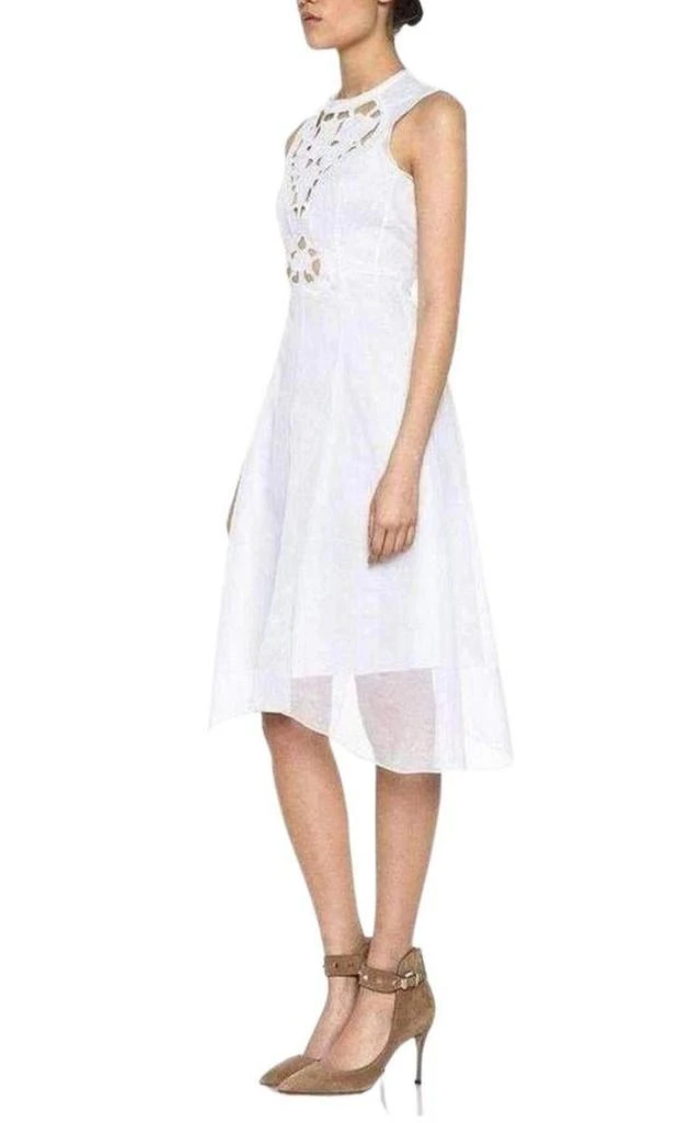 商品Carven|Cutout Cotton Organza Dress,价格¥3285,第3张图片详细描述