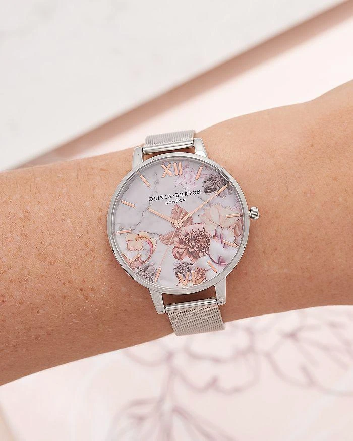 商品Olivia Burton|Marble Florals Watch, 38mm,价格¥1123,第3张图片详细描述