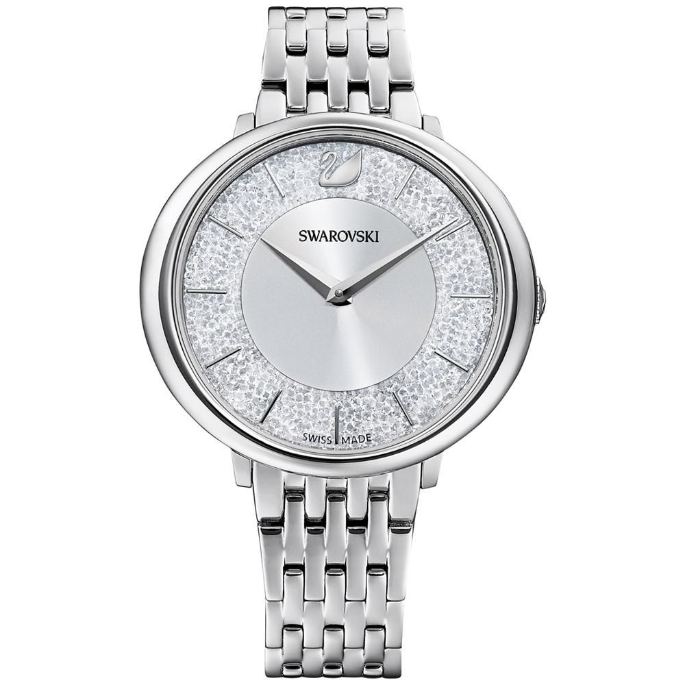 商品Swarovski|Women's Swiss Crystalline Chic Stainless Steel Bracelet Watch 35mm,价格¥2812,第1张图片