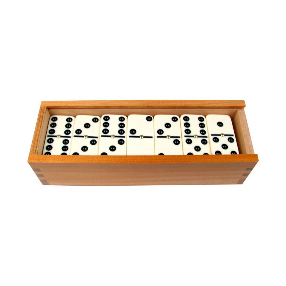 商品Trademark Global|Hey Play Premium Set Of 28 Double Six Dominoes Wood Case,价格¥151,第3张图片详细描述