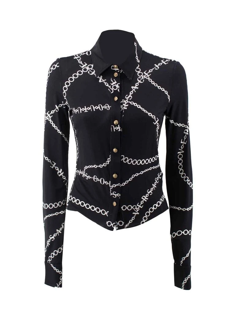 商品Versace|Versace Jeans Couture Necklace Print Long-Sleeved Shirt,价格¥1815,第1张图片