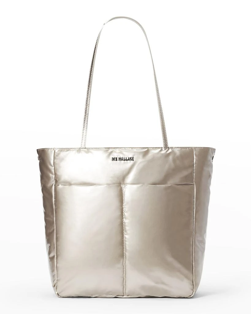 商品MZ Wallace|Bowery Metallic Nylon Tote Bag,价格¥2261,第1张图片