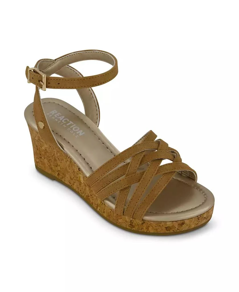 商品Kenneth Cole|Big Girls Anastasia Bella Strap Wedge Sandals,价格¥187,第1张图片