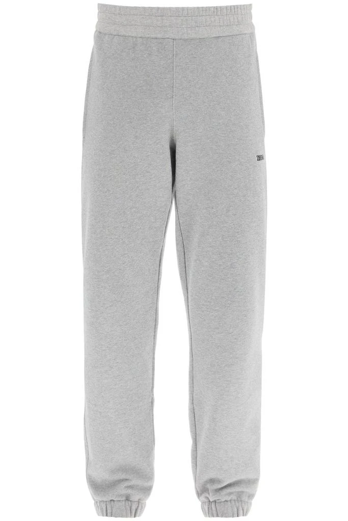商品Zegna|JOGGER PANTS WITH RUBBERIZED LOGO DETAIL,价格¥999,第1张图片
