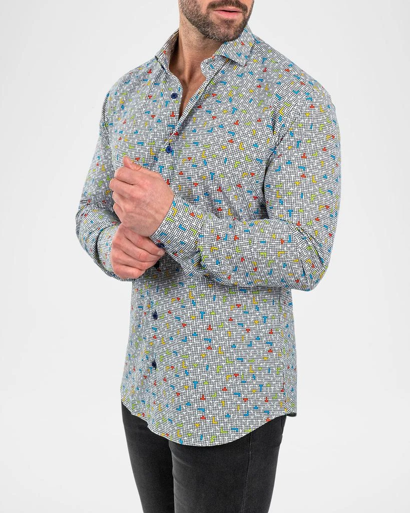 Men's Einstein Video Game Stretch Sport Shirt 商品
