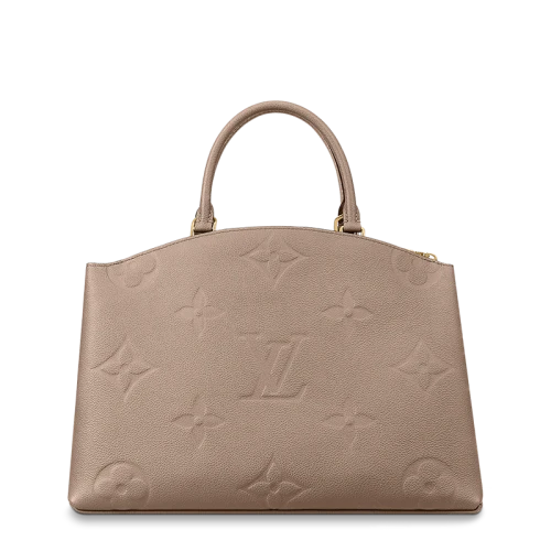 【预售十天】Louis Vuitton/路易威登 22春夏新款GRAND PALAIS系列 女士鸽子灰压纹粒面牛皮老花压花金扣金锁单肩斜挎手提包M48833 商品