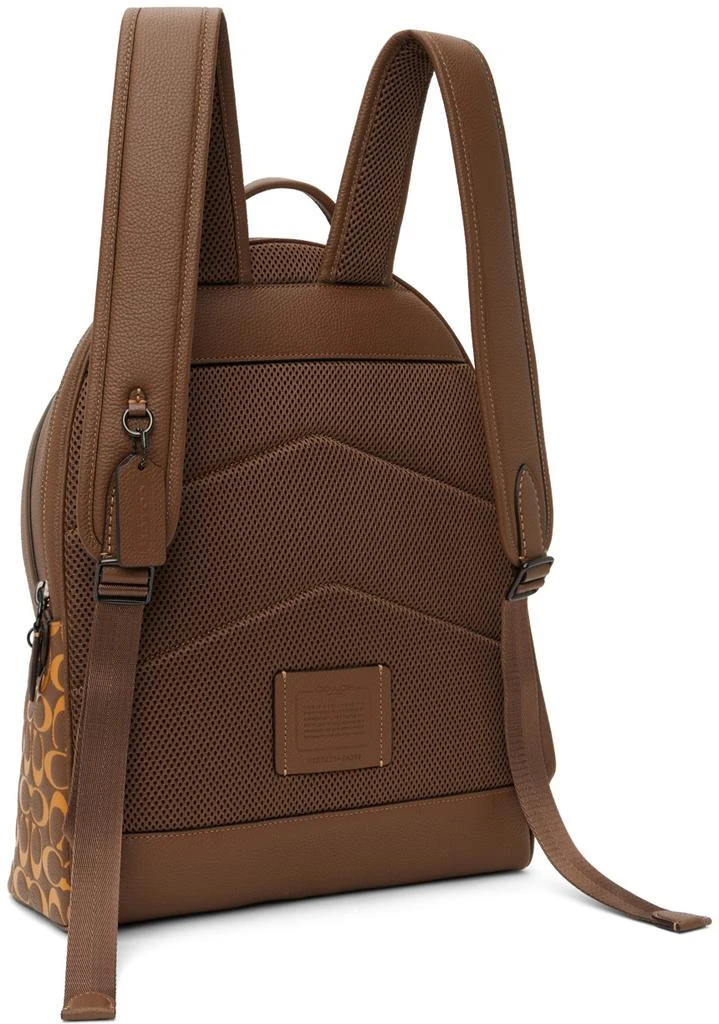 商品Coach|Brown & Orange Charter Backpack,价格¥1617,第3张图片详细描述