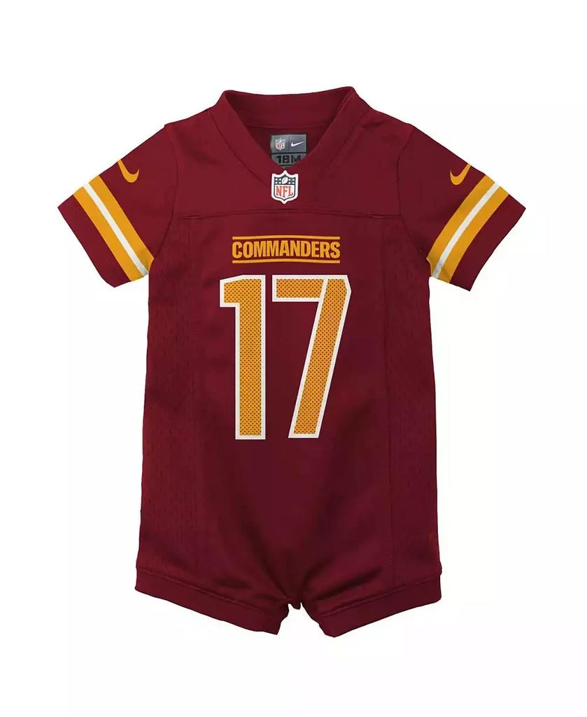 商品NIKE|Newborn and Infant Boys and Girls Terry McLaurin Burgundy Washington Commanders Game Romper Jersey,价格¥374,第2张图片详细描述