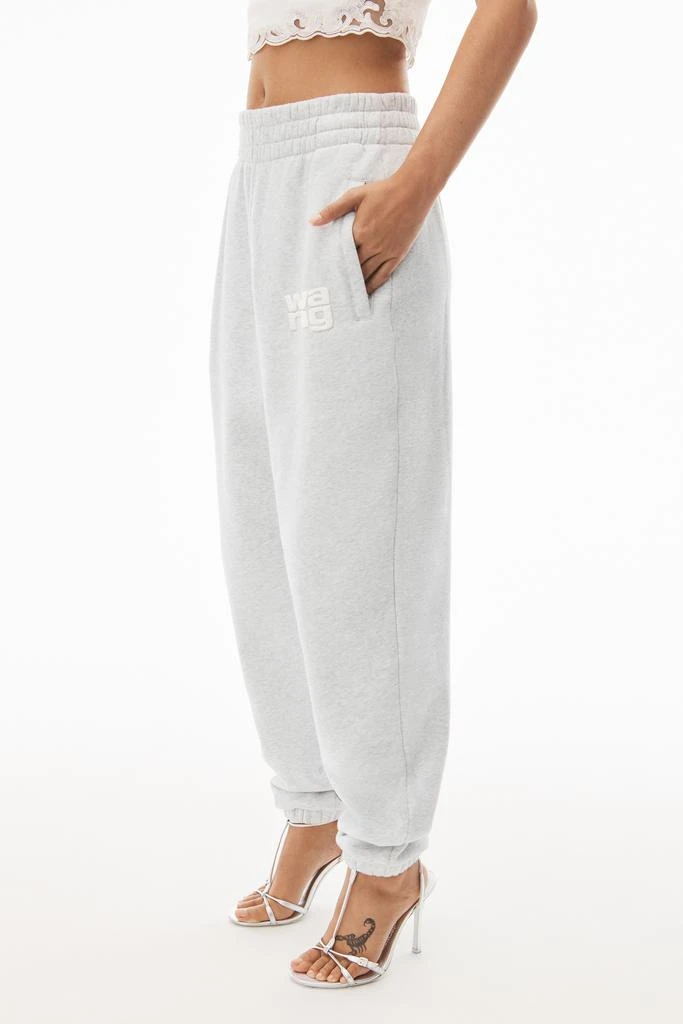 商品Alexander Wang|PUFF LOGO SWEATPANT IN STRUCTURED TERRY,价格¥2228,第4张图片详细描述