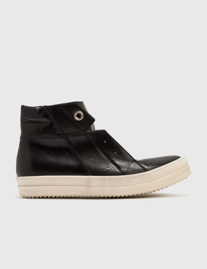 商品[二手商品] Rick Owens|RICK OWENS ZIP LEATHER BOOT (NO BOX),价格¥3556,第1张图片