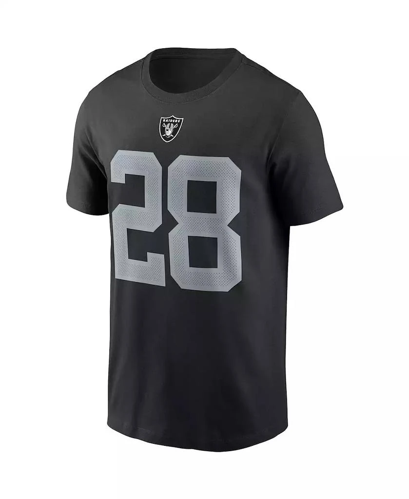 商品NIKE|Las Vegas Raiders Men's Pride Name and Number Wordmark T-Shirt Josh Jacobs,价格¥300,第3张图片详细描述