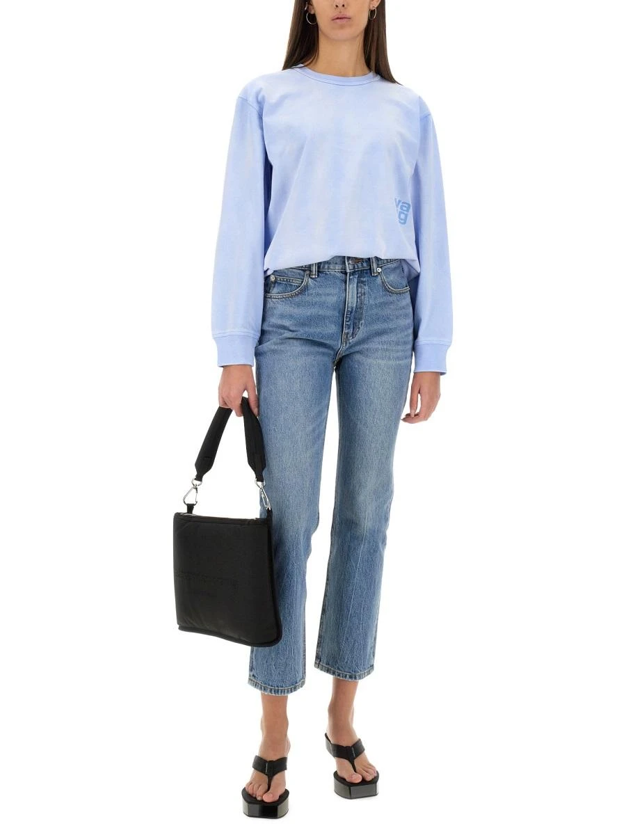 商品Alexander Wang|Alexander Wang 女士T恤 4CC3241519450B 浅紫色,价格¥1679,第5张图片详细描述