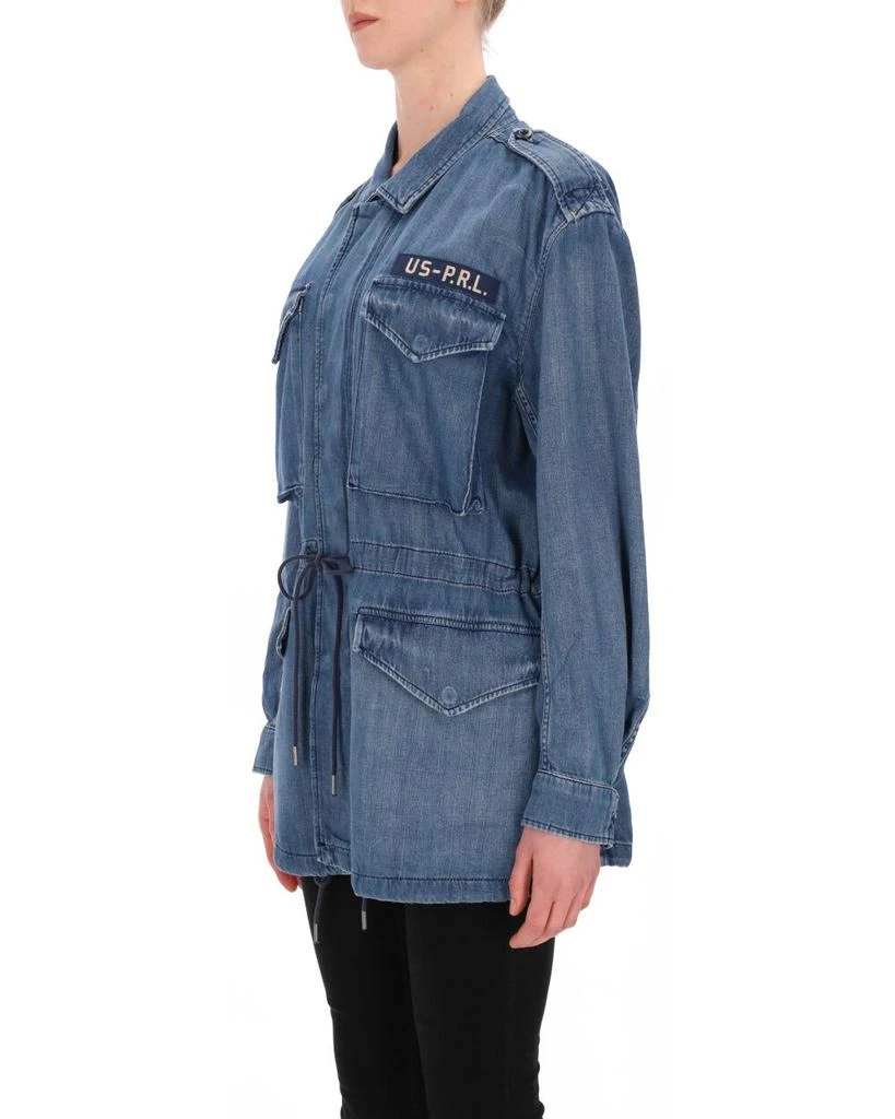 商品Ralph Lauren|Ralph l au ren women's blue cotton jacket,价格¥2664,第3张图片详细描述