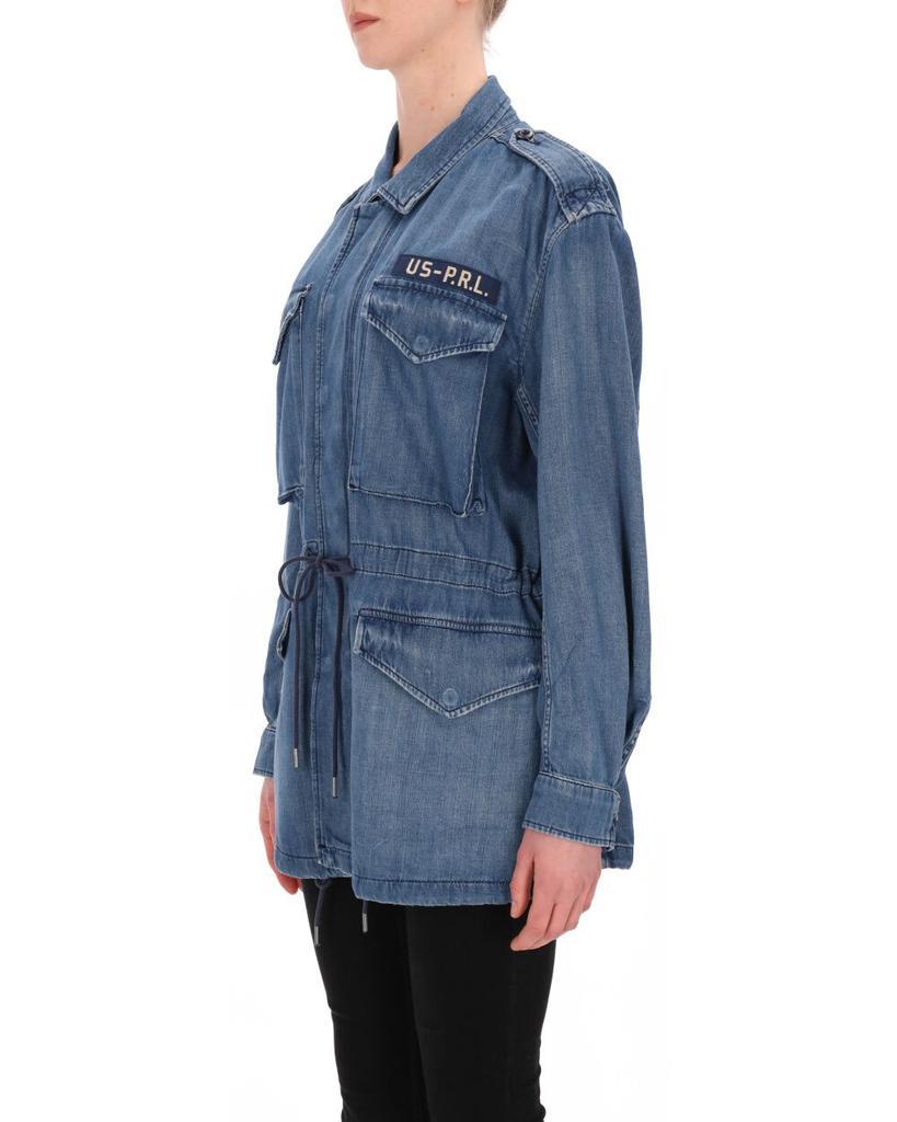 商品Ralph Lauren|Ralph L AU Ren Women's  Blue Cotton Jacket,价格¥2872-¥2876,第5张图片详细描述