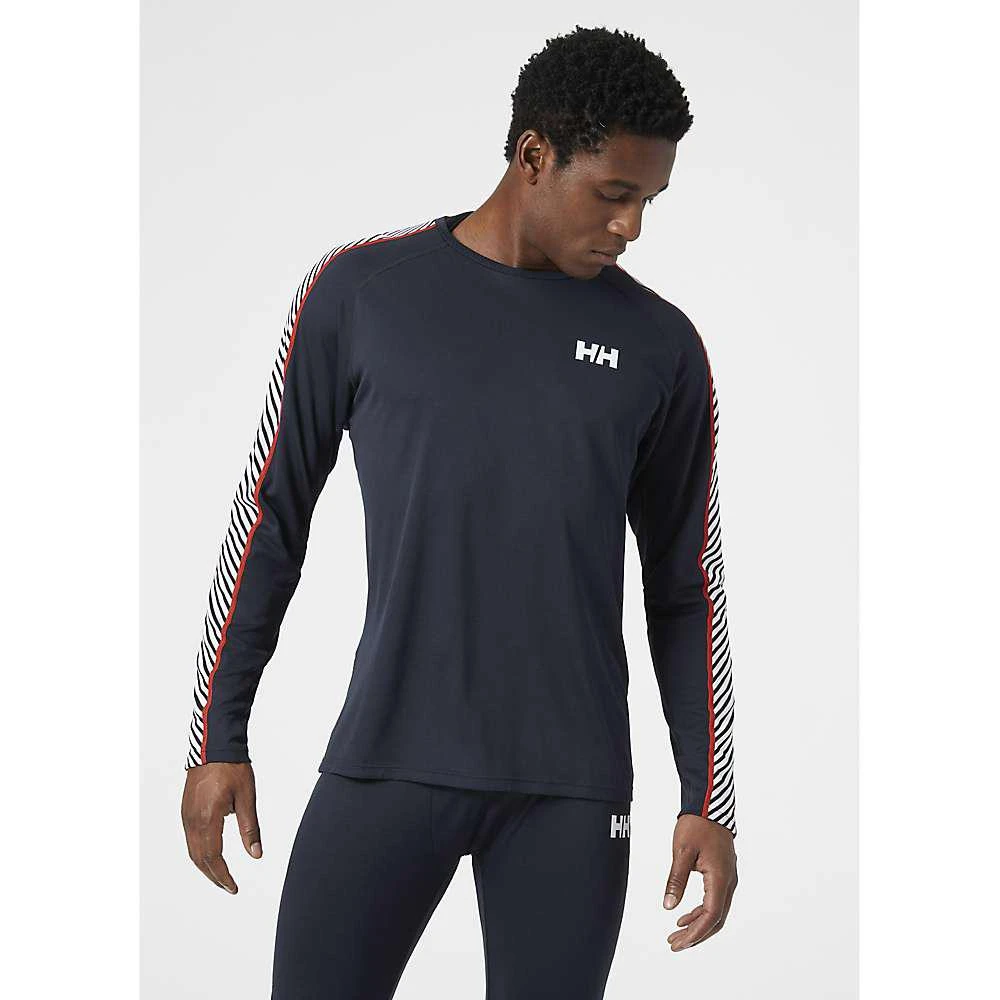 商品Helly Hansen|Helly Hansen Men's Lifa Active Stripe Crew,价格¥459,第4张图片详细描述