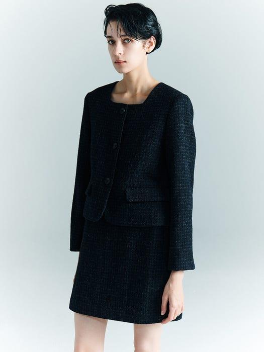商品FRONTROW|[Tweed] Harris Tweed Mini Skirt,价格¥860,第5张图片详细描述