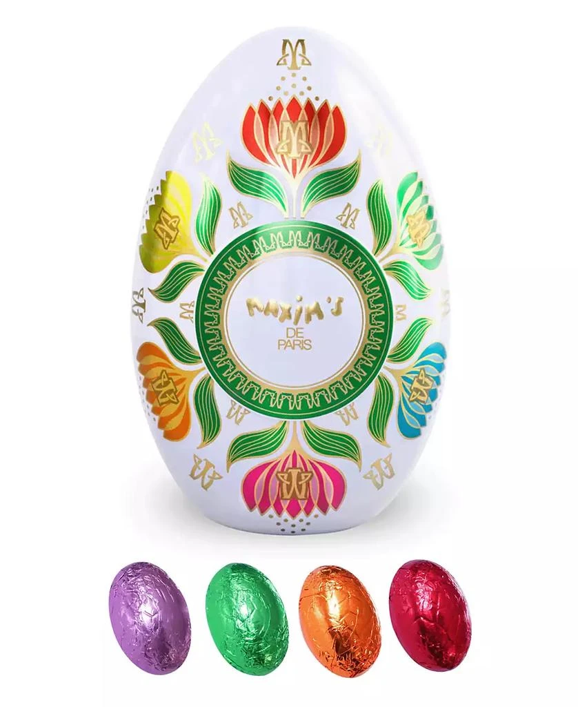 商品Maxim's De Paris|Maxim’s De Paris White Easter Egg Tin, Assortment Chocolate Eggs, 12 piece,价格¥218,第1张图片