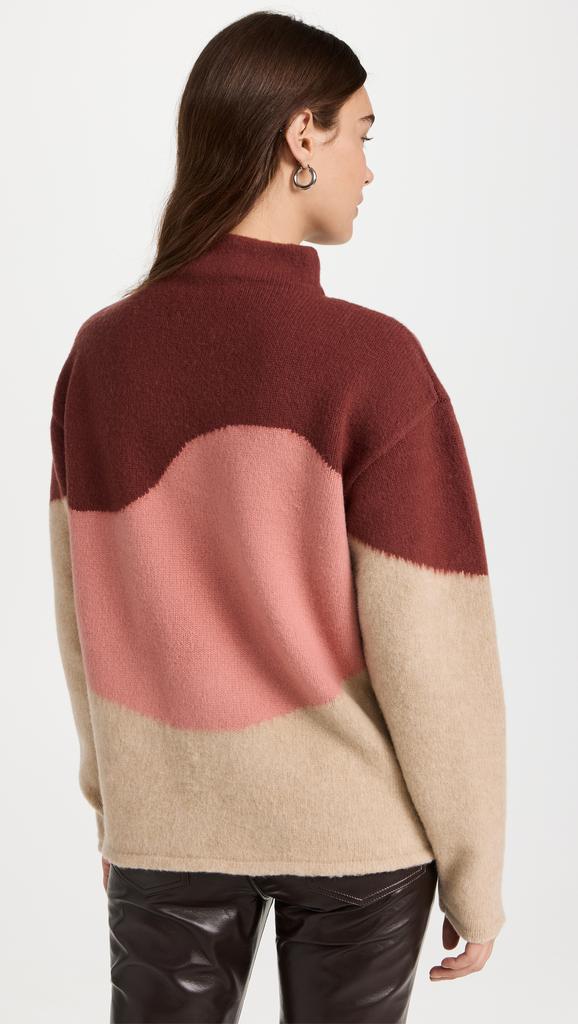 Theory Brushed Intarsia Sweater商品第3张图片规格展示