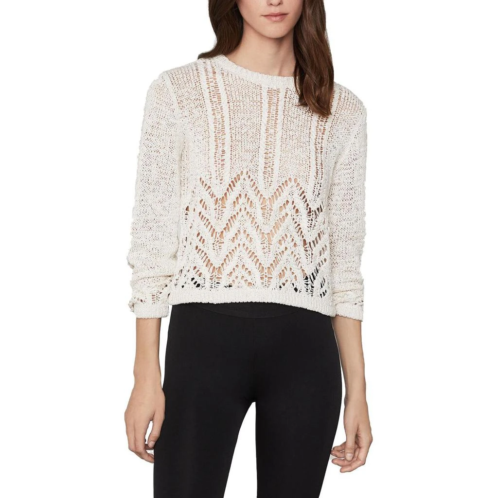 商品BCBG|BCBG Max Azria Women's Mixed Stitch Long Sleeve Pullover Sweater,价格¥317,第2张图片详细描述