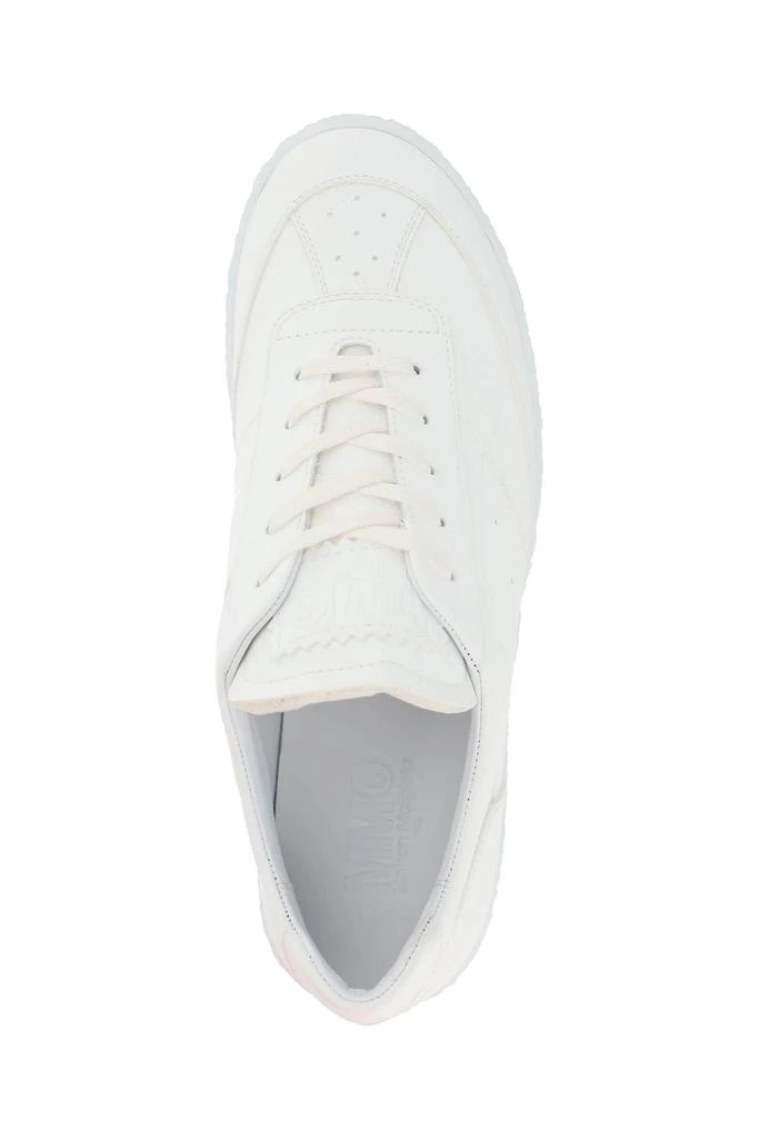 商品MM6|FAUX LEATHER LOW-TOP SNEAKERS,价格¥1306,第3张图片详细描述