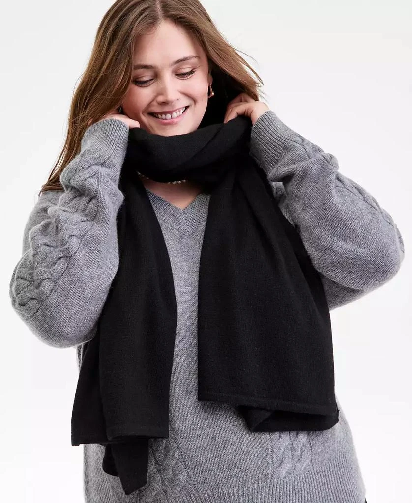 商品Charter Club|100% Cashmere Oversized Scarf, Macy's Exclusive,价格¥1505,第1张图片