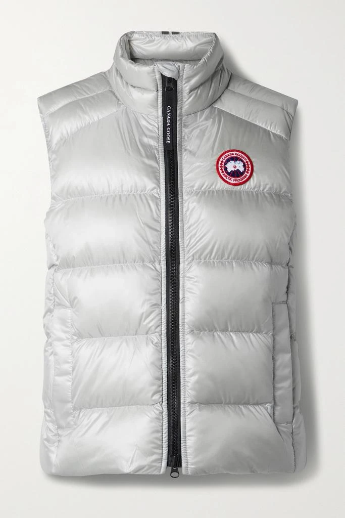 商品Canada Goose|Cypress 绗缝再生格子布羽绒背心,价格¥3960,第1张图片