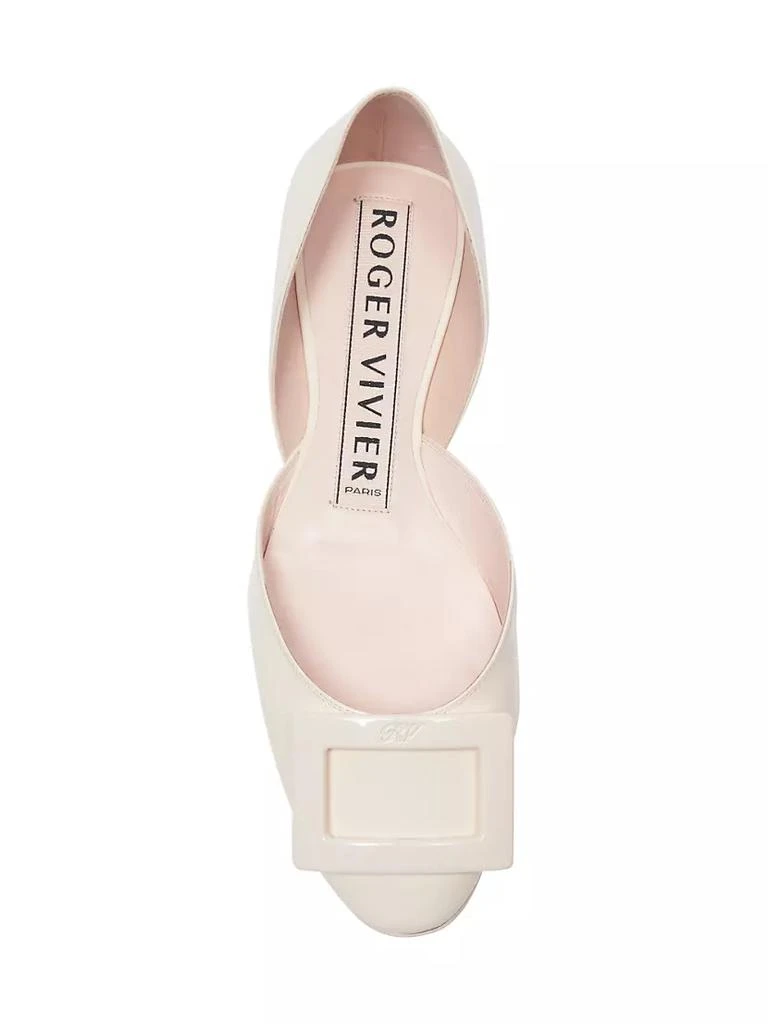 商品Roger Vivier|Patent Leather D'Orsay Ballerina Flats,价格¥5444,第5张图片详细描述