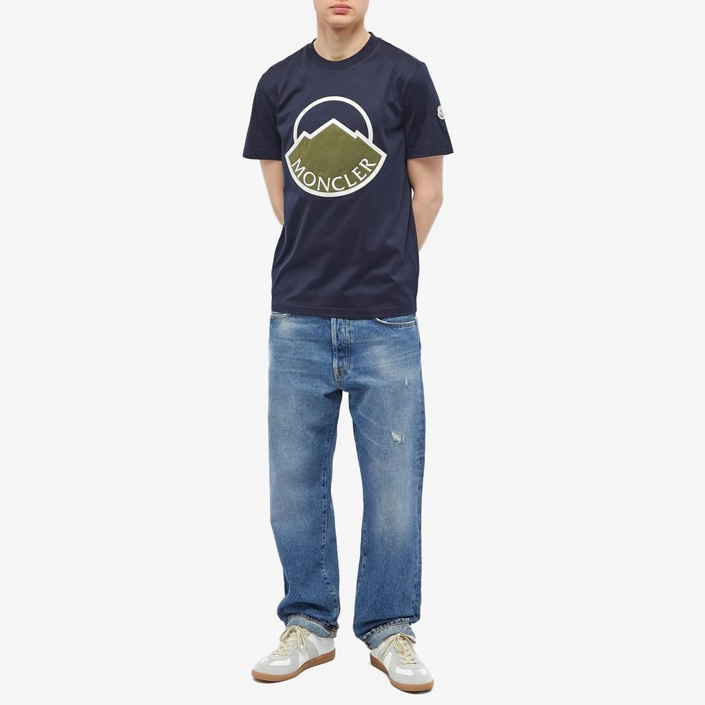 商品Moncler|Moncler Mountain Logo T-Shirt,价格¥2907,第4张图片详细描述
