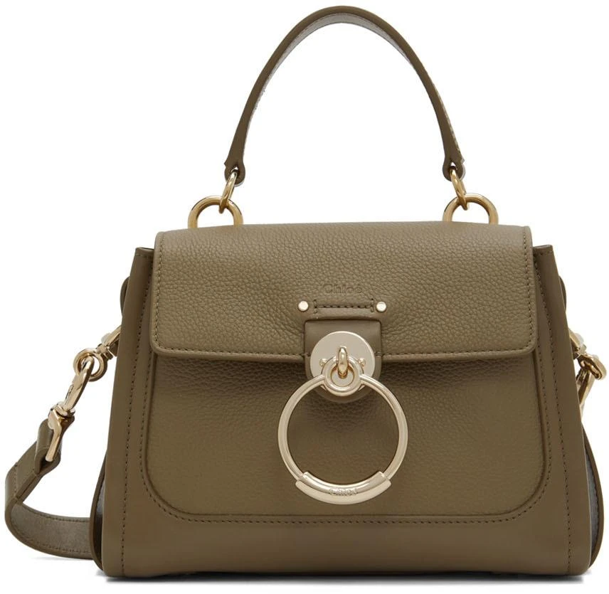 商品Chloé|Khaki Small Tess Day Messenger Bag,价格¥6591,第1张图片