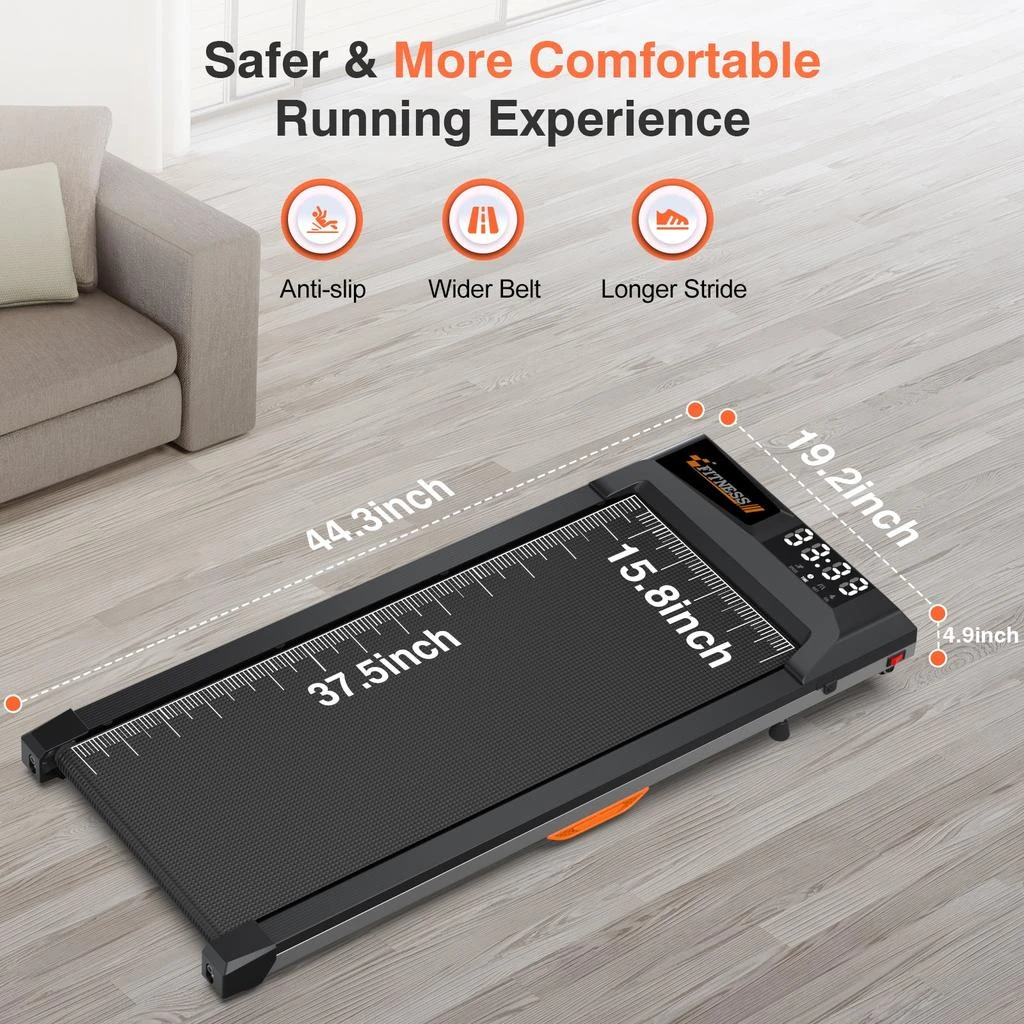 Streamdale Quiet Anti-Slip Walking Pad Compact Space-Saving Machine for Home 商品