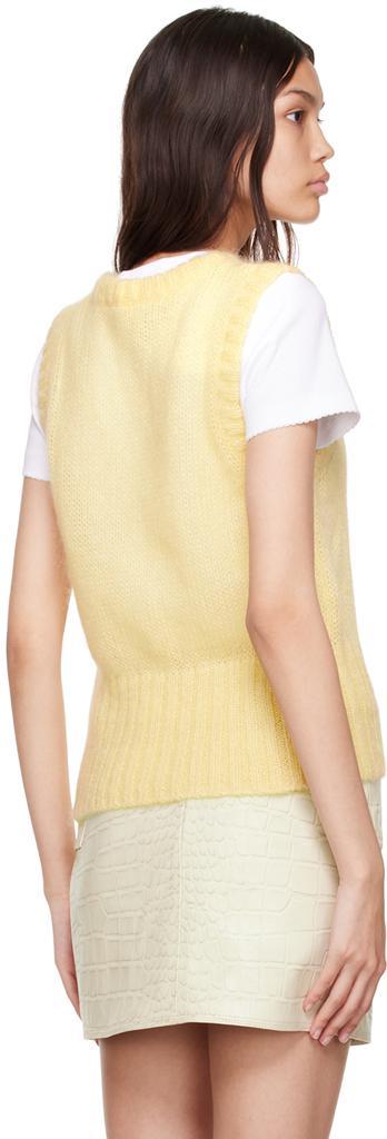 商品Ganni|Yellow Wool Vest,价格¥1022,第5张图片详细描述