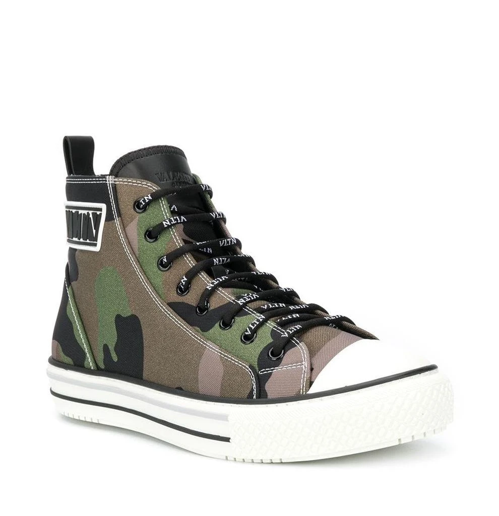 商品Valentino|VALENTINO VLTN Giggies Camo High-Top Sneakers,价格¥4066,第2张图片详细描述