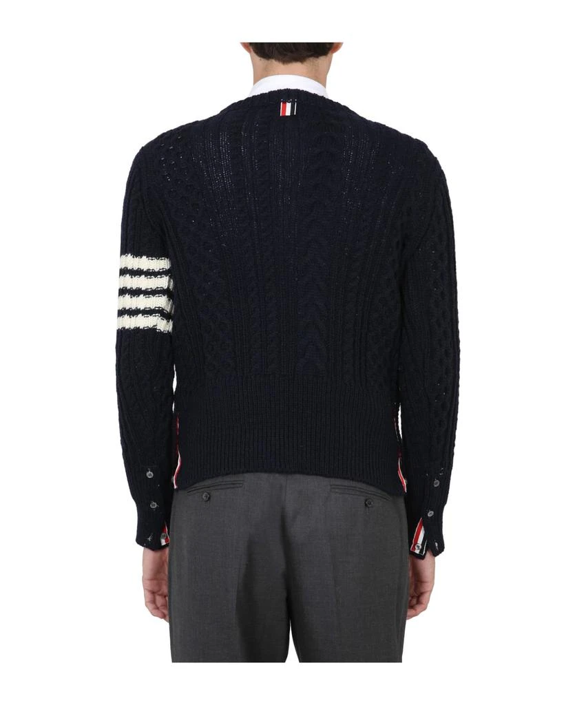 商品Thom Browne|4 Bar Crew Neck Shirt,价格¥5559,第3张图片详细描述