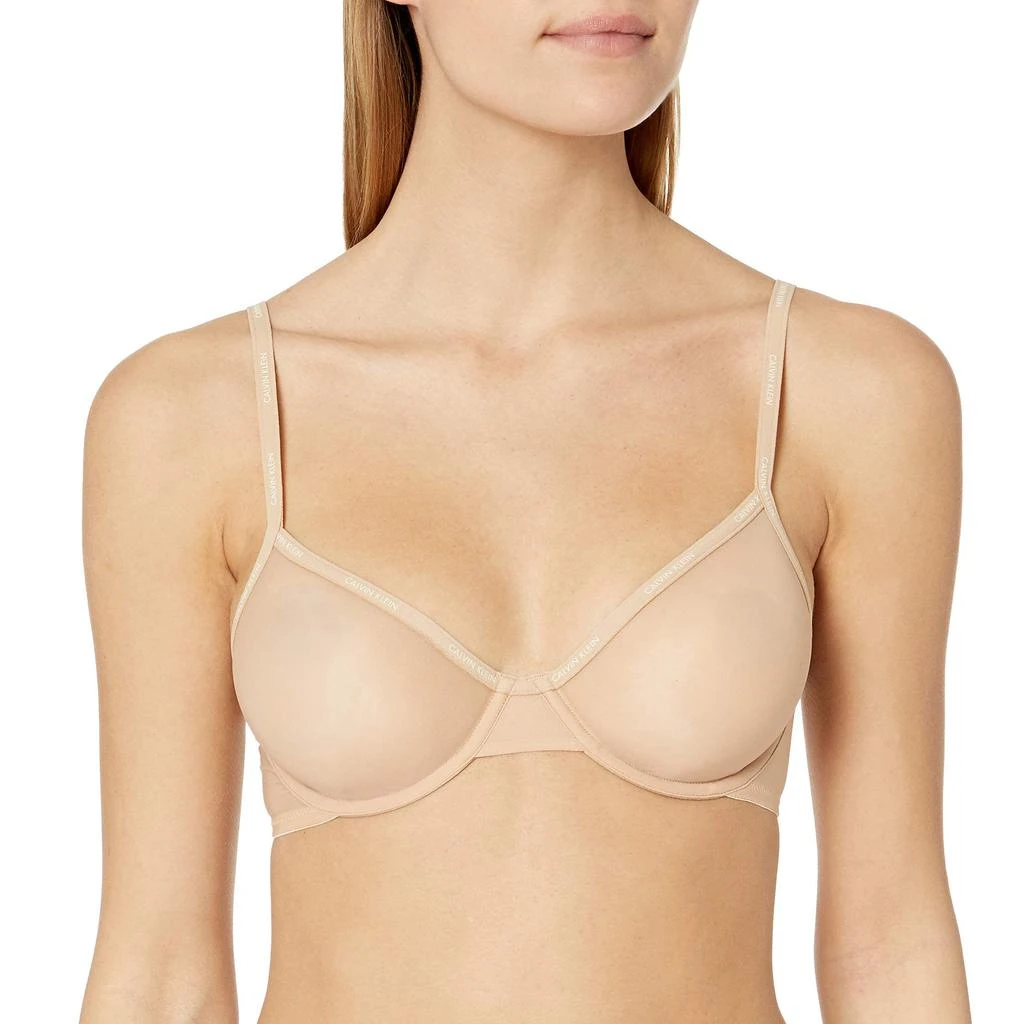 商品Calvin Klein|Sheer Marquisette Unlined Demi Bra,价格¥288,第1张图片