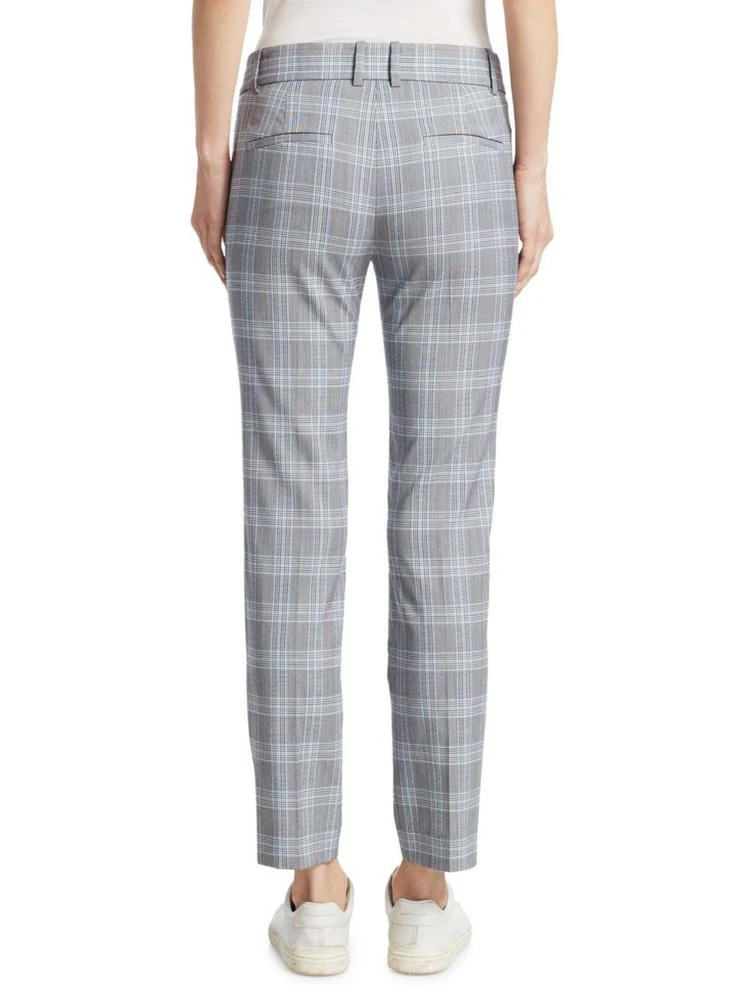 商品Theory|Checkered Straight-Leg Wool Trousers,价格¥711,第2张图片详细描述