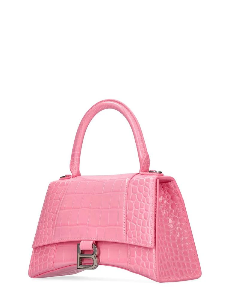 商品Balenciaga|Small Hourglass Embossed Leather Bag,价格¥16239,第3张图片详细描述