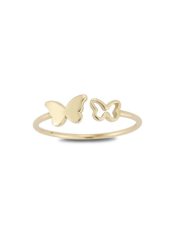 商品Saks Fifth Avenue|â€‹14K Yellow Gold Butterfly Ring,价格¥1505,第2张图片详细描述