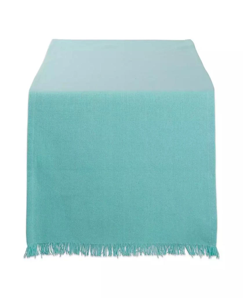 Solid Heavyweight Fringed Table Runner 商品