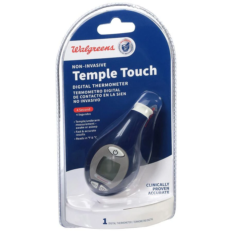 商品Walgreens|Non-Invasive Temple Touch Digital Thermometer,价格¥149,第2张图片详细描述