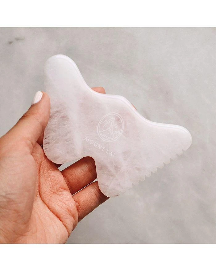 商品Mount Lai|The Vitality Qi White Jade Gua Sha Sculpting Tool,价格¥586,第2张图片详细描述