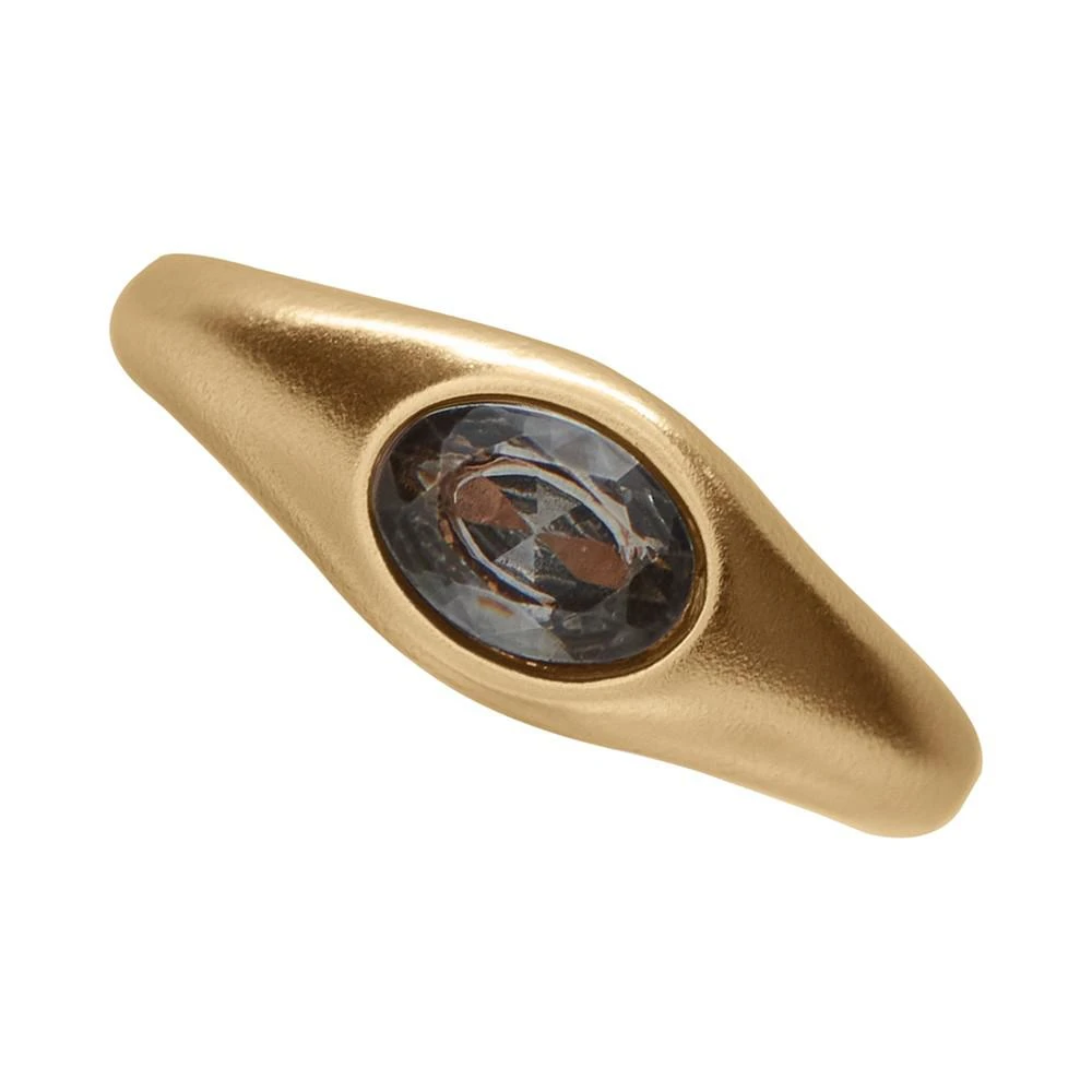 商品Lucky Brand|Gold-Tone 3-Pc. Set Multicolor Mixed Crystal Stack Rings,价格¥39,第4张图片详细描述