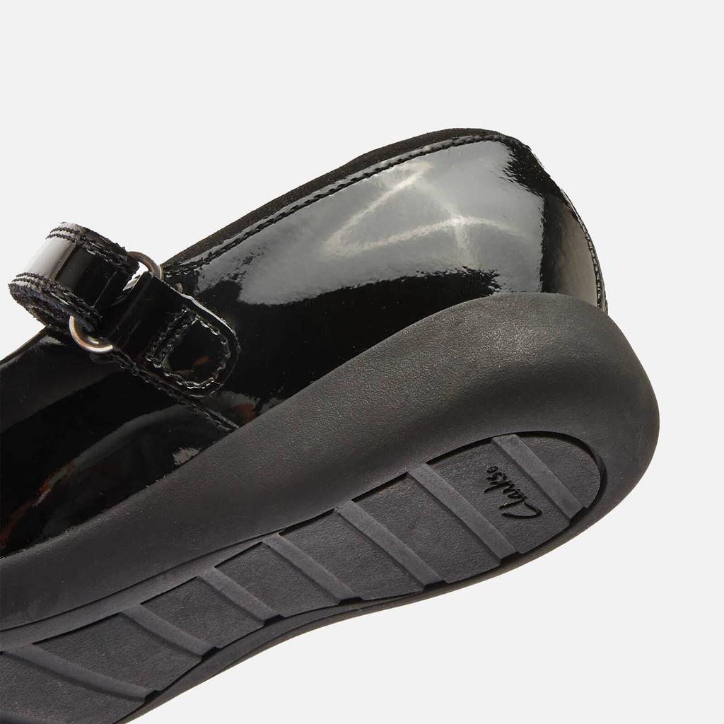 Clarks Kids' Etch Beam School Shoes - Black Patent商品第4张图片规格展示