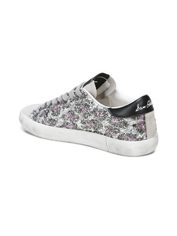 商品Sam Edelman|Girl's Sparkling Leopard Sneakers,价格¥191,第2张图片详细描述