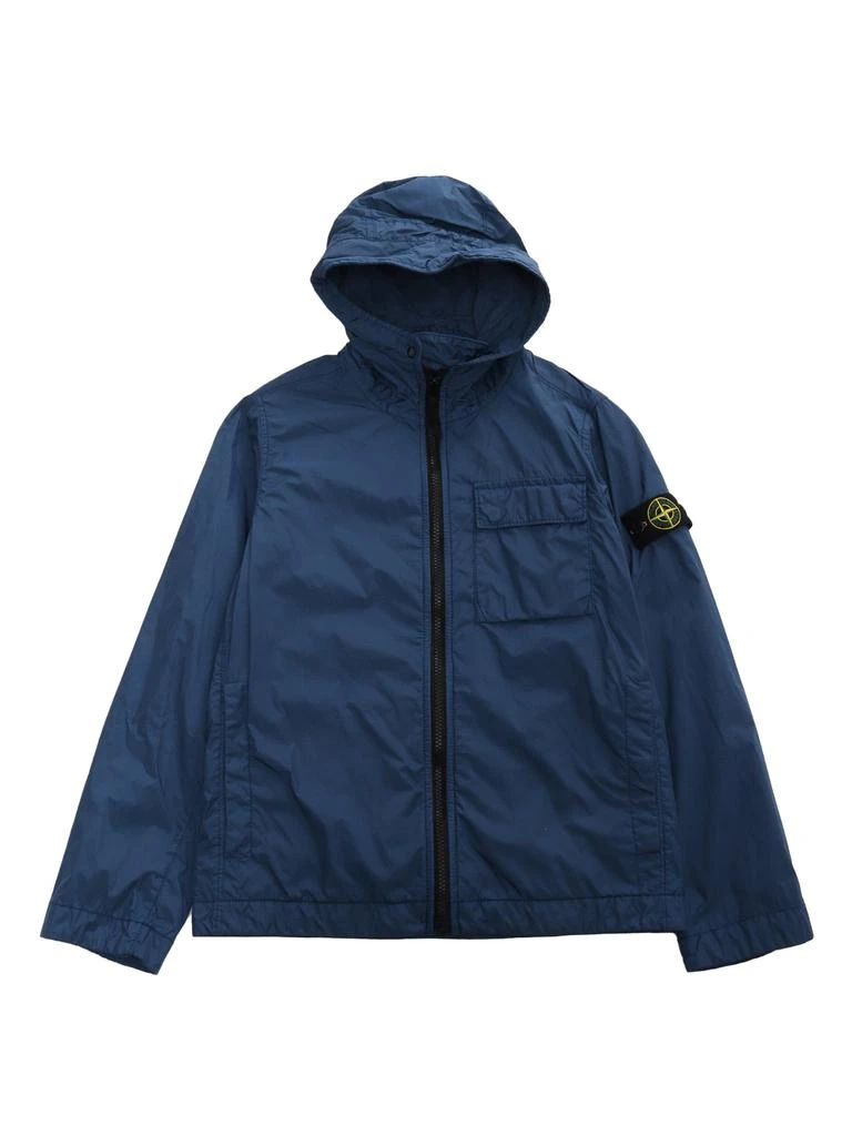 商品Stone Island|Stone Island Junior Logo Windbreaker,价格¥1547,第1张图片