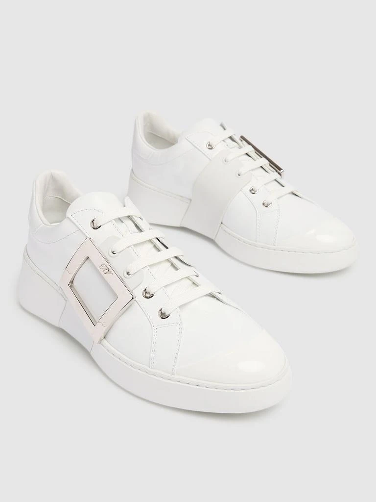 商品Roger Vivier|40mm Viv Skate Leather Sneakers,价格¥8232,第2张图片详细描述