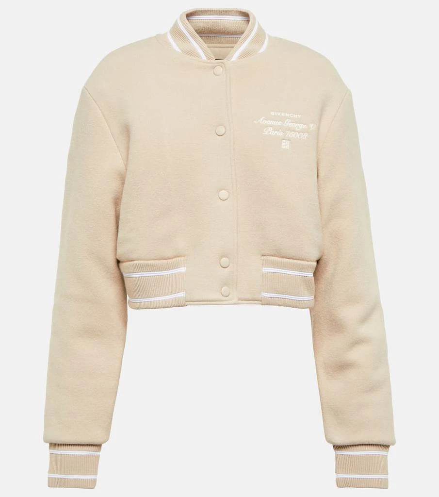 商品Givenchy|短款羊毛飞行员夹克,价格¥18396,第1张图片