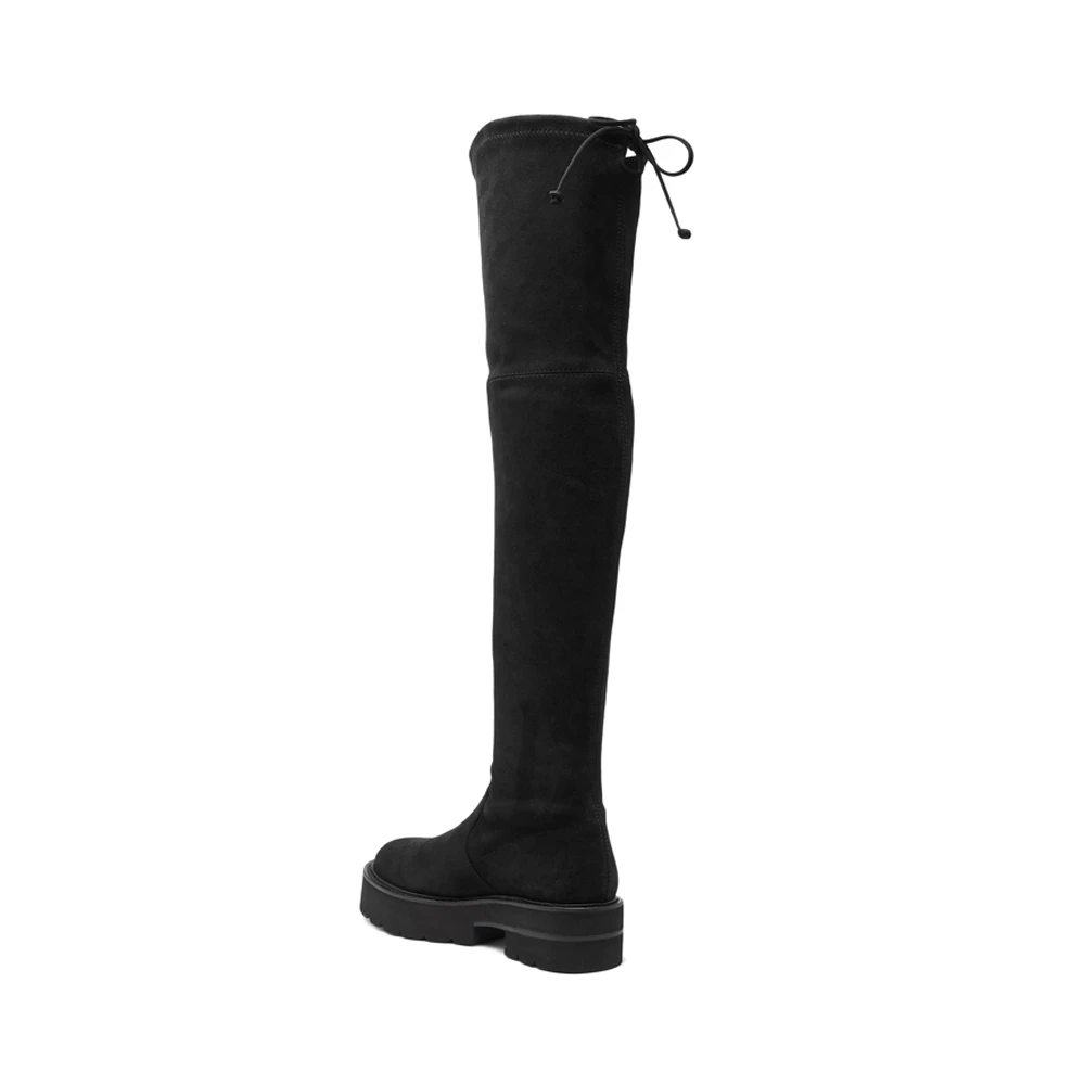STUART WEITZMAN 黑色女士过膝长靴 LOWLAND-ULTRAL-SUEDE-BLACK 商品