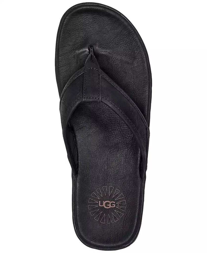 商品UGG|Men's Seaside Leather Lightweight Flip-Flop Sandal,价格¥364,第5张图片详细描述